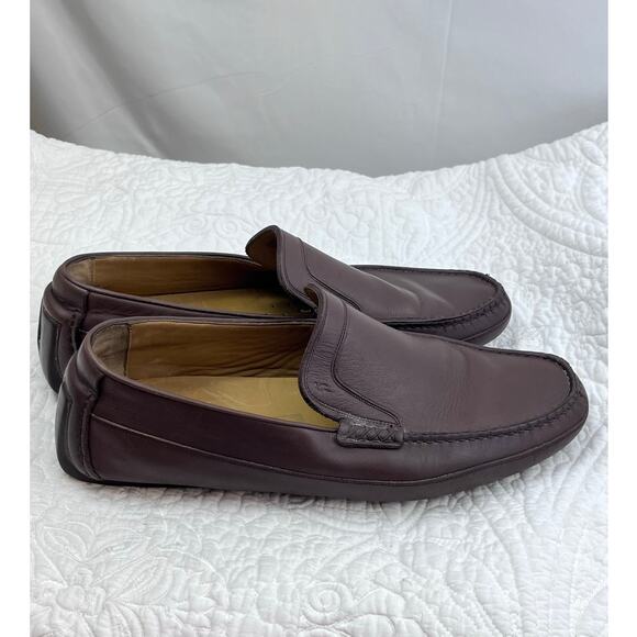 Harry's of London Brown Leather Driving Preppy 80s Slip On Mocs US 9.5 - Picture 4 of 9